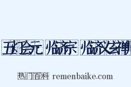 五灯会元·临济宗·临济义玄禅师是什么意思的图片